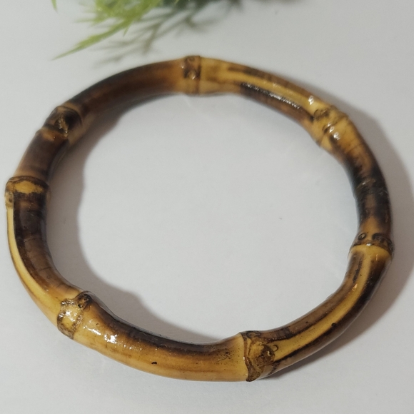Vintage Boho Bamboo Bangle Bracelet - Picture 1 of 7